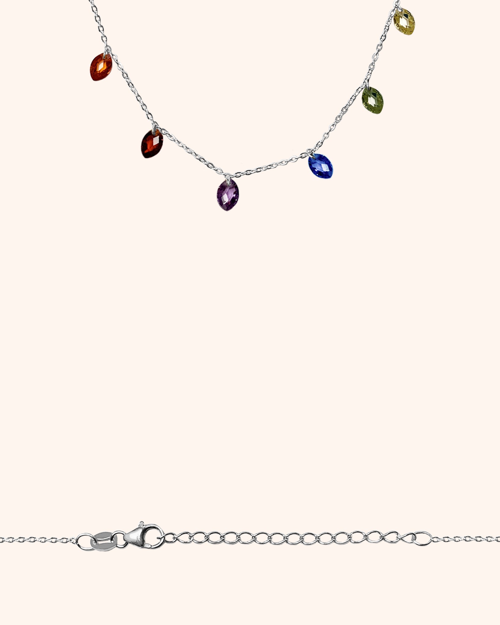 Bracelet with multicolored navette