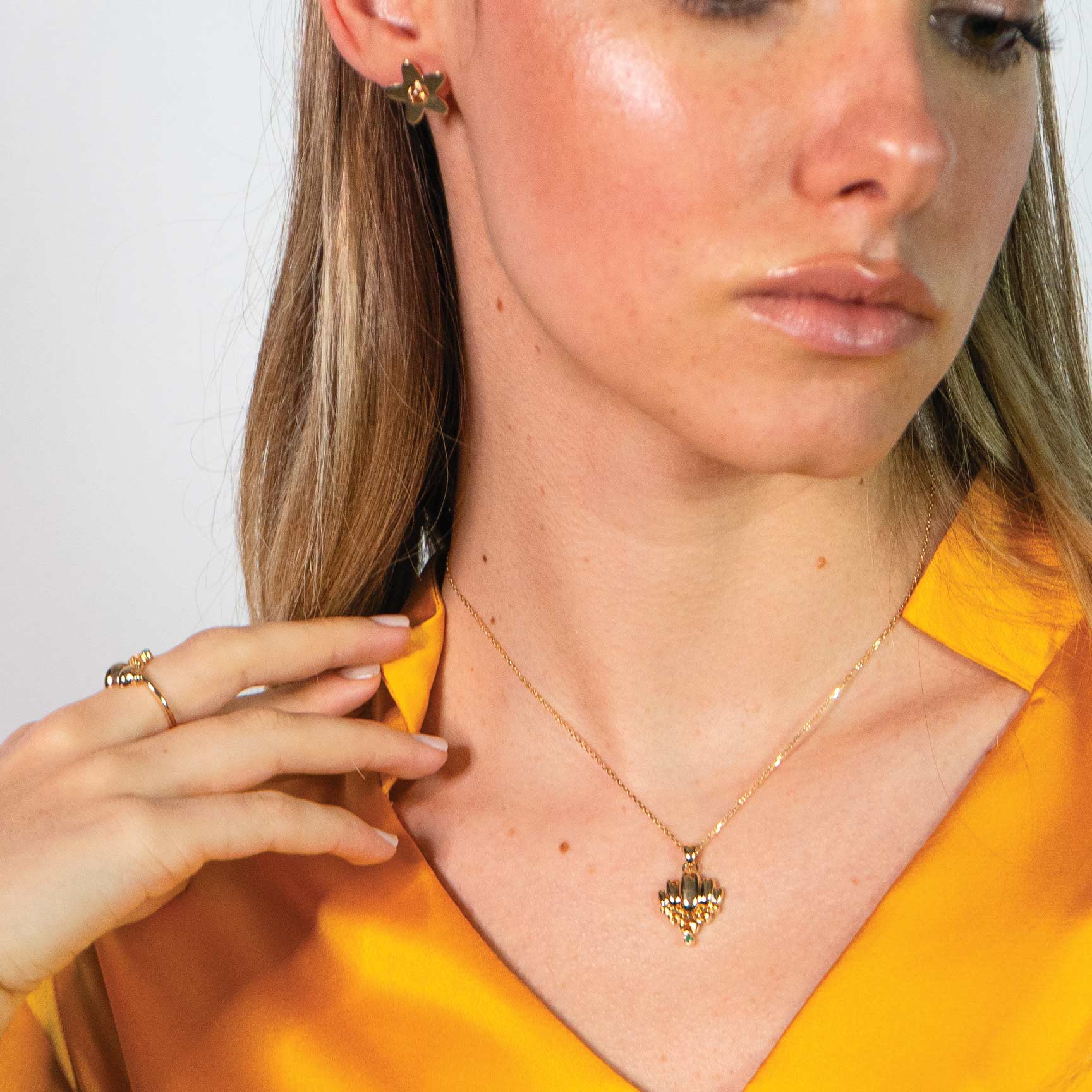 Collana Margherita gialla