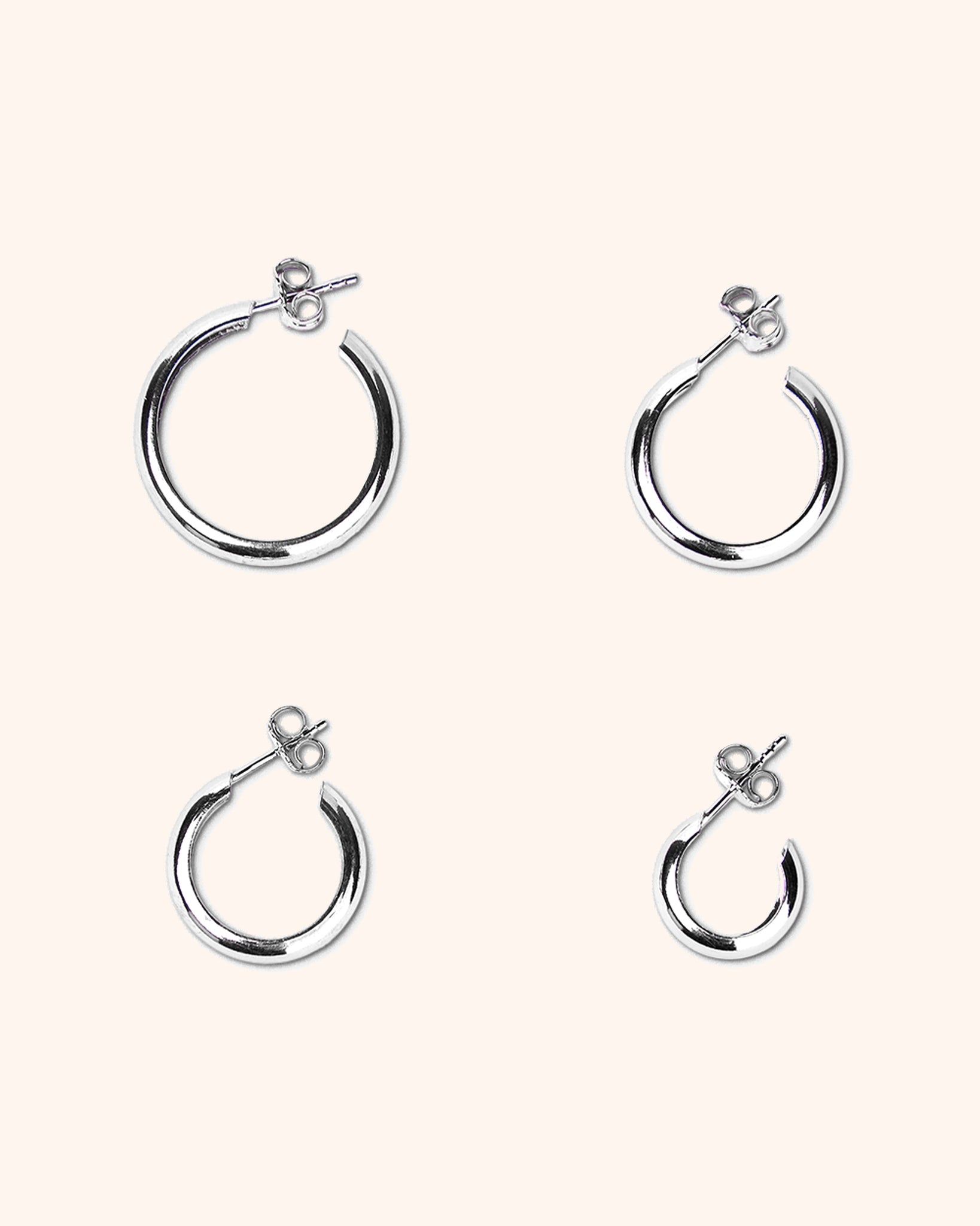 Round Bombed Earrings