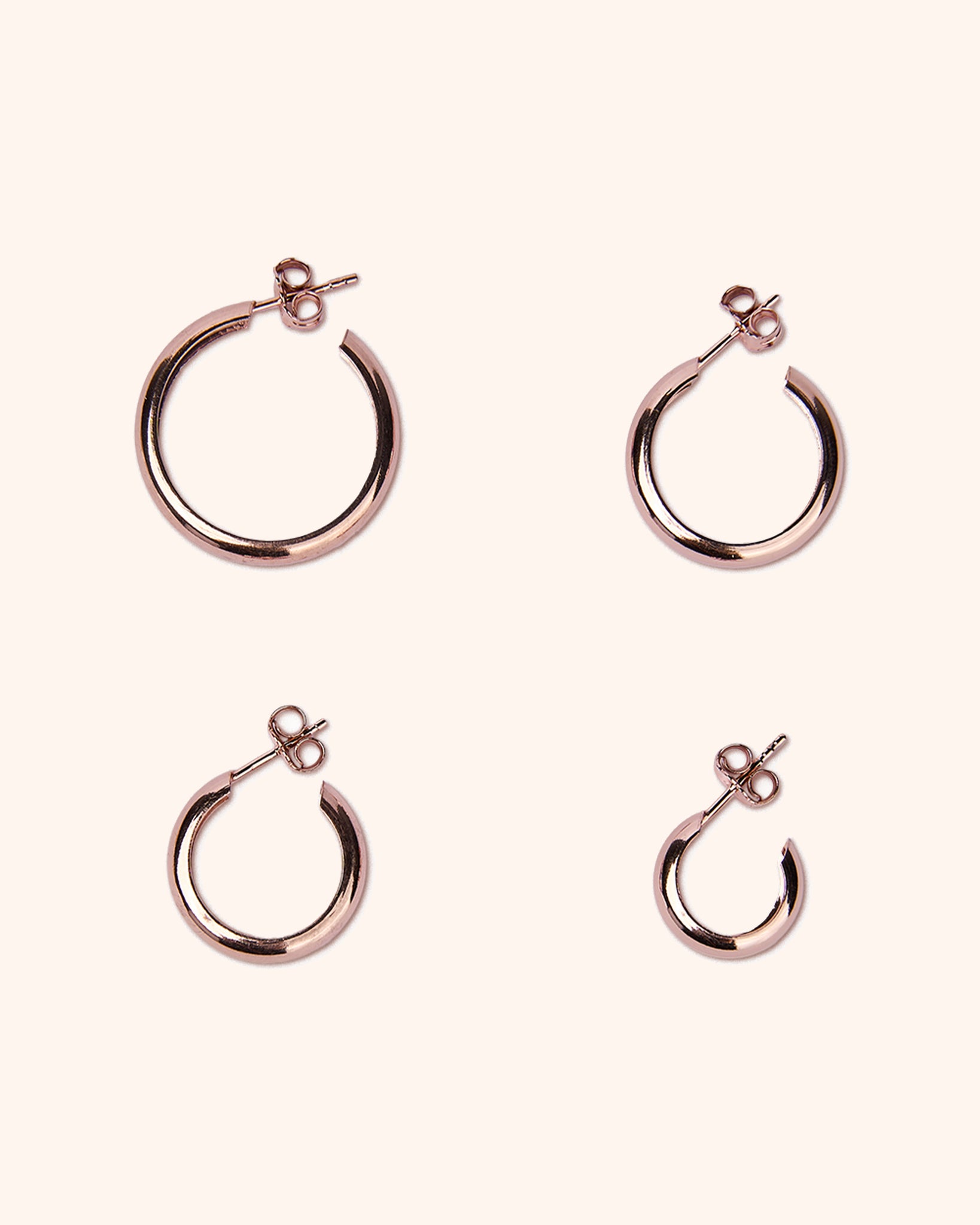 Round Bombed Earrings