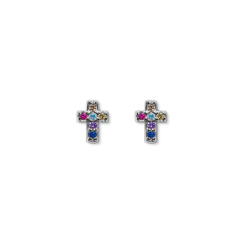 Cross earring