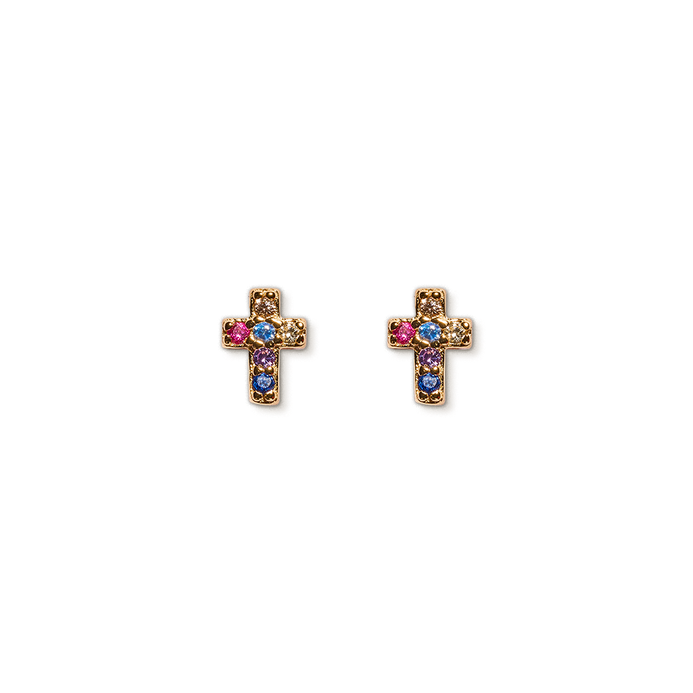 Cross earring