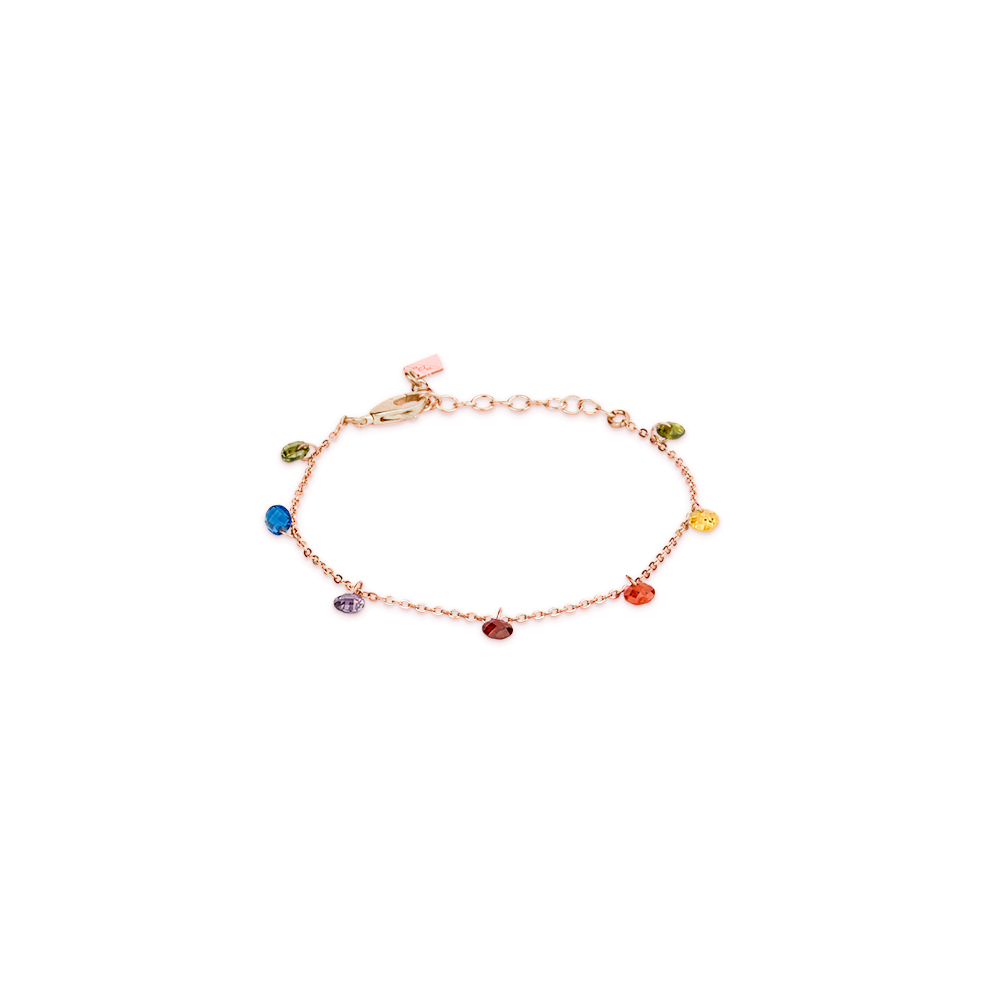 Rainbow anklet